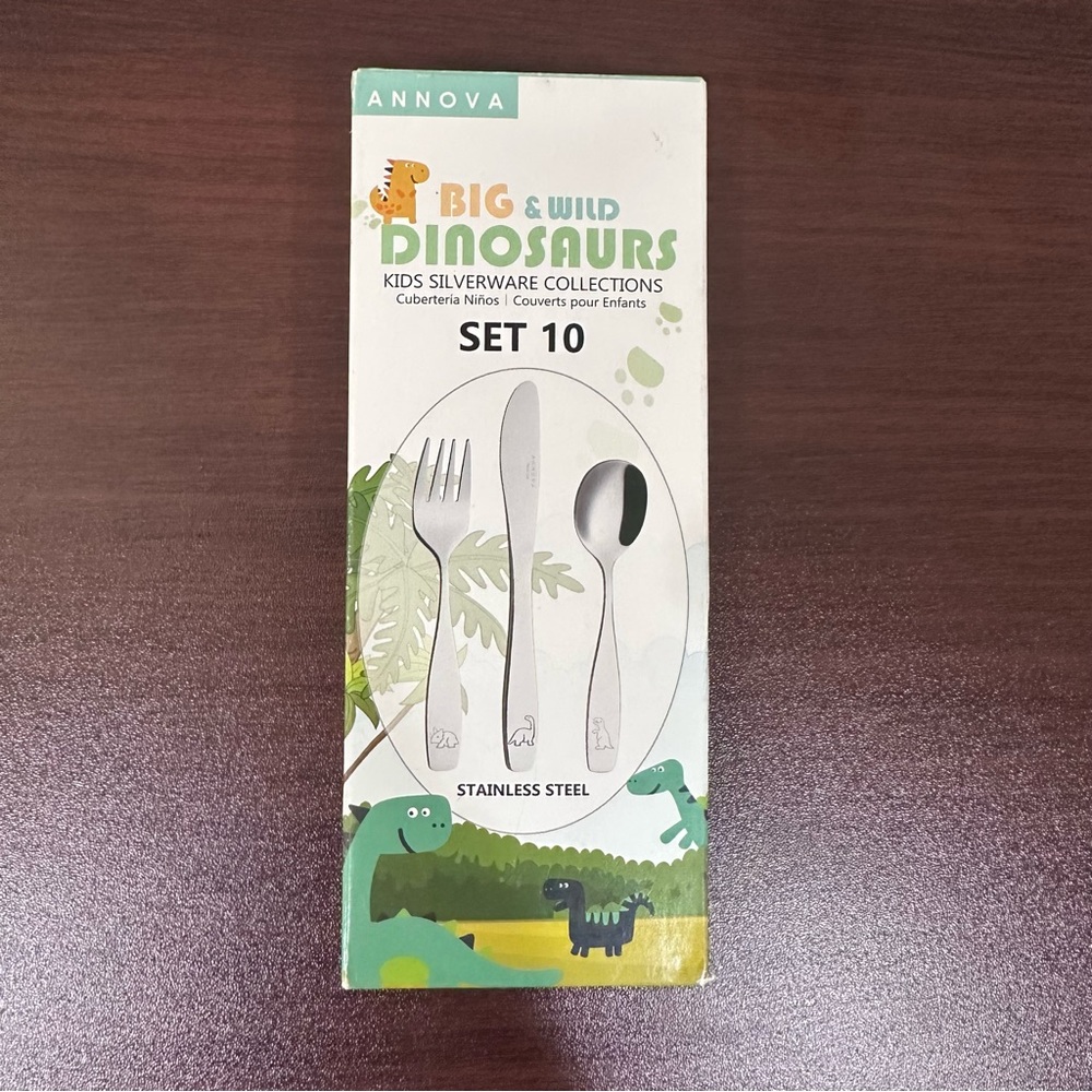 Kids Dinosaur Silverware Set - Stainless Steel